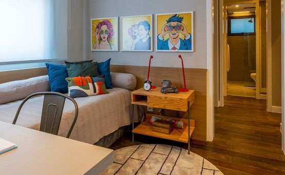 Dormitório Solteiro - Decorado