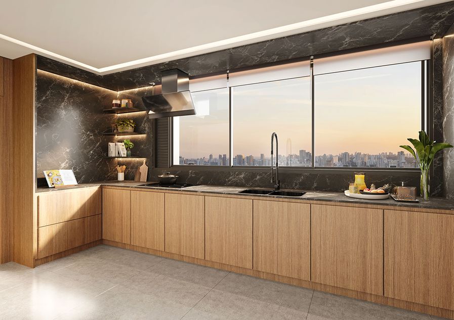 Concepção artística <br>da cozinha