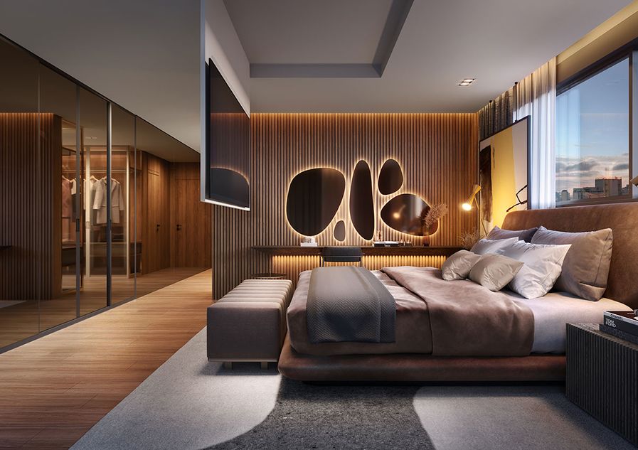 Concepção artística <br>da suíte master