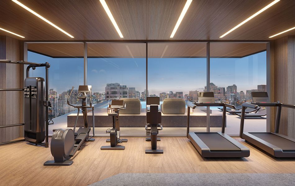 Concepção artística <br>do fitness by Technogym