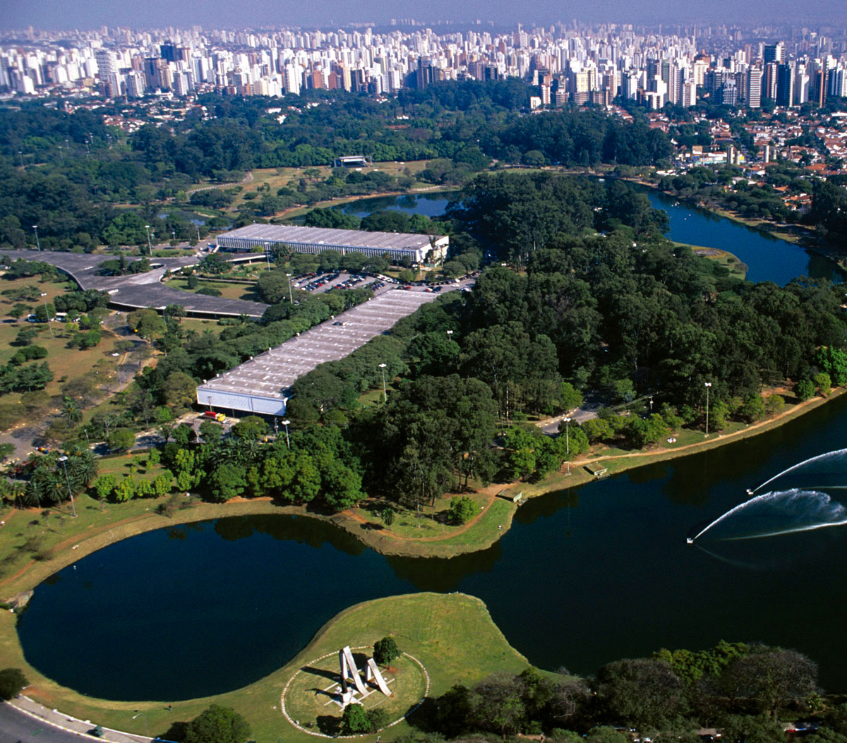 Foto aérea Parque Ibirapuera